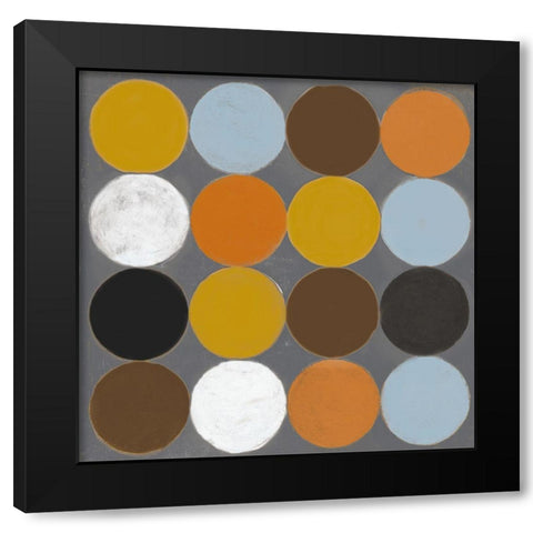 Small Colorful Cirque II Black Modern Wood Framed Art Print by Loreth, Lanie