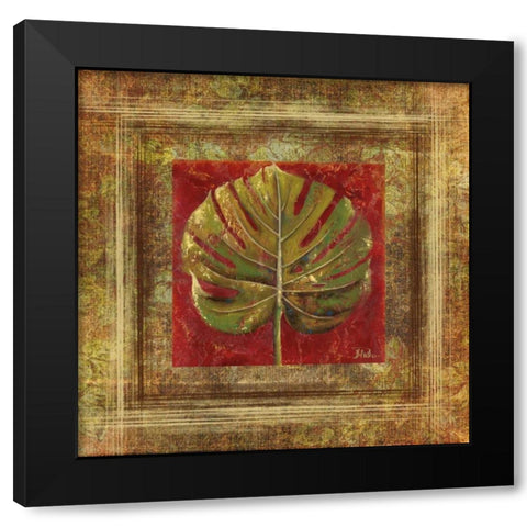 Caliente V Black Modern Wood Framed Art Print by Pinto, Patricia
