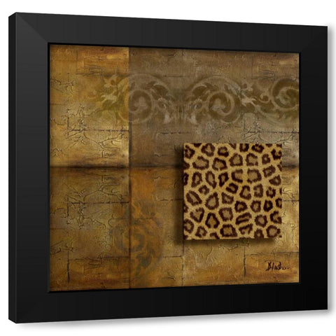 Animal Feeling I Black Modern Wood Framed Art Print by Pinto, Patricia