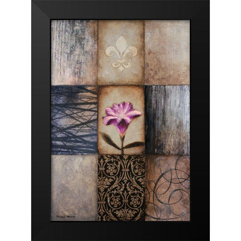 Frail I Black Modern Wood Framed Art Print by Marcon, Michael