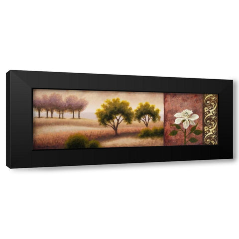 Jarvis I Black Modern Wood Framed Art Print with Double Matting by Marcon, Michael