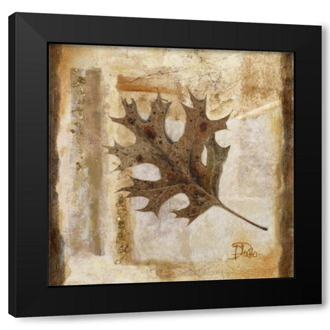 Fall I Black Modern Wood Framed Art Print with Double Matting by Pinto, Patricia