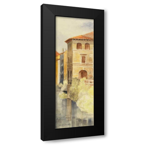 On the River Bacchiglione Black Modern Wood Framed Art Print by Loreth, Lanie