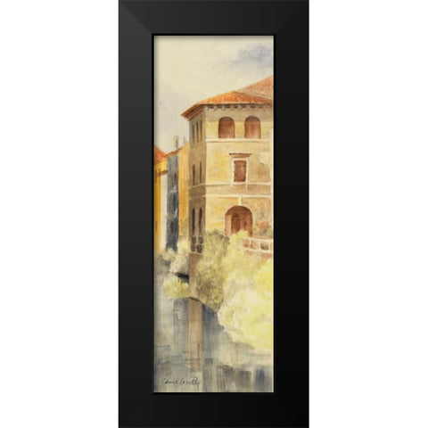 On the River Bacchiglione Black Modern Wood Framed Art Print by Loreth, Lanie