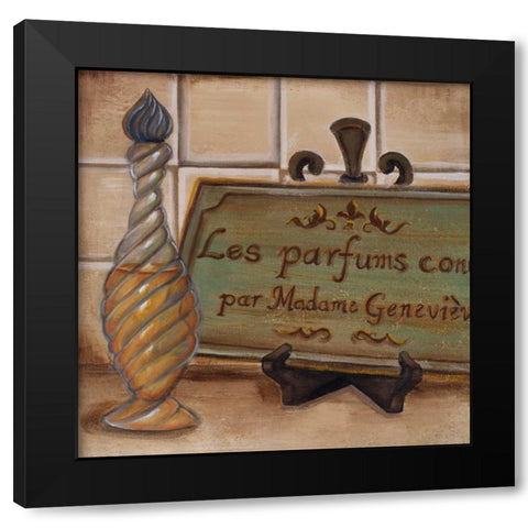 Bath Shoppe II Black Modern Wood Framed Art Print with Double Matting by Hakimipour-Ritter