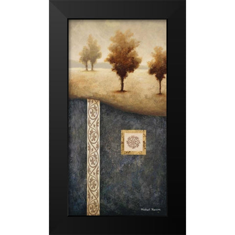Transitional Landscape II Black Modern Wood Framed Art Print by Marcon, Michael