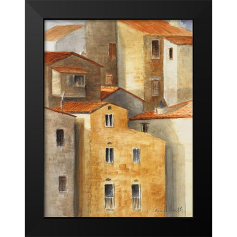 Village of Pitiglione I Black Modern Wood Framed Art Print by Loreth, Lanie