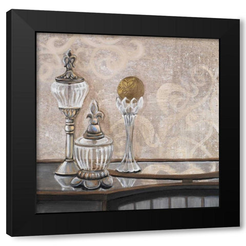 Vanity I Black Modern Wood Framed Art Print with Double Matting by Hakimipour-Ritter