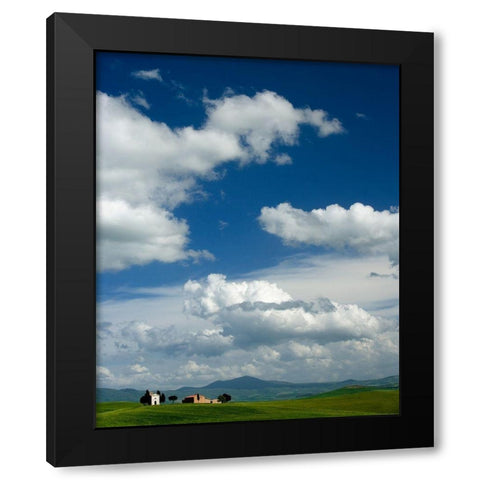 Little House Black Modern Wood Framed Art Print by Lake, Shelley