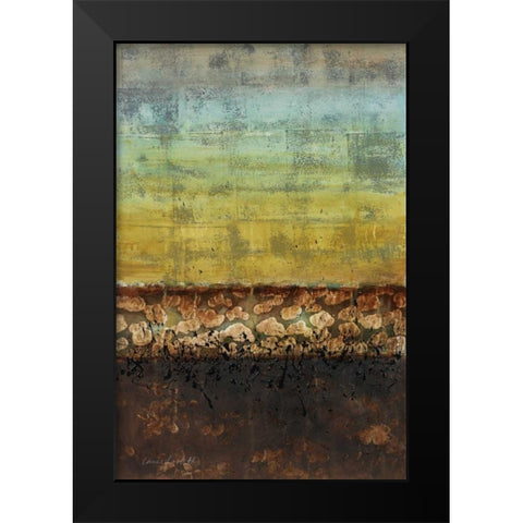 Subterranean I Black Modern Wood Framed Art Print by Loreth, Lanie