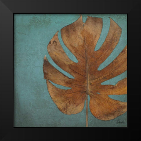 Dry Balazo in Blue I Black Modern Wood Framed Art Print by Pinto, Patricia