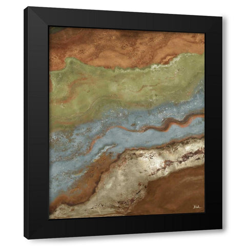 Autumn Tierra II Black Modern Wood Framed Art Print by Pinto, Patricia