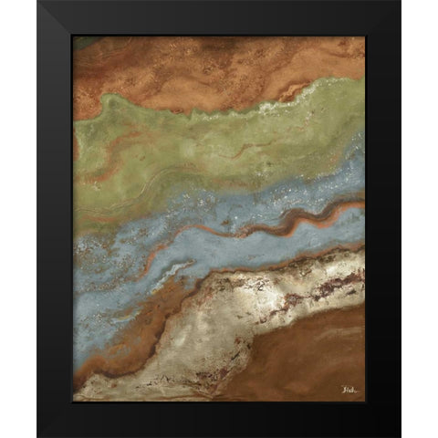 Autumn Tierra II Black Modern Wood Framed Art Print by Pinto, Patricia