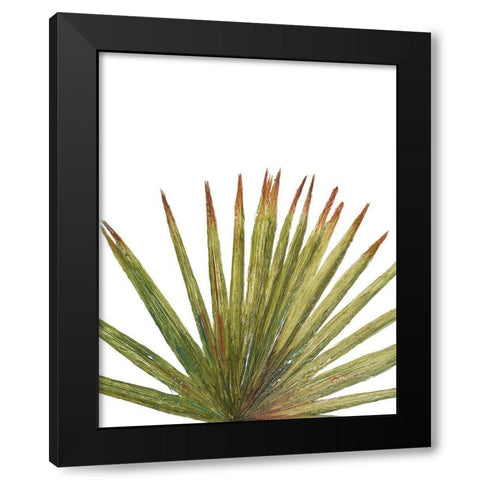 Partial Palm II Black Modern Wood Framed Art Print by Pinto, Patricia