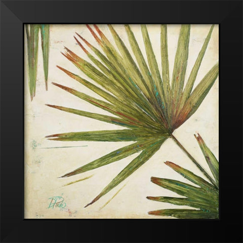 Organic II Black Modern Wood Framed Art Print by Pinto, Patricia