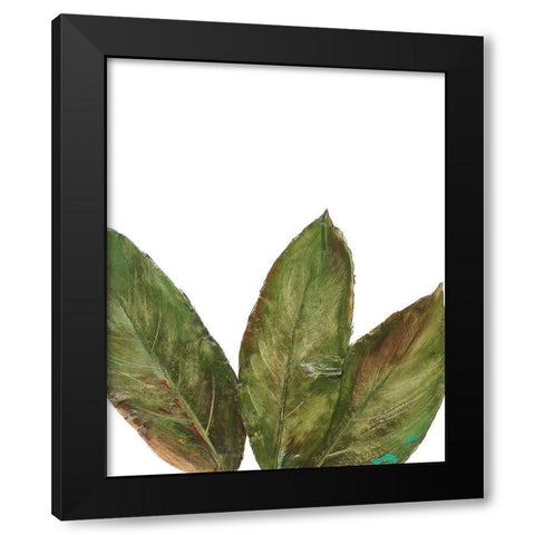 Partial Palm III Black Modern Wood Framed Art Print by Pinto, Patricia