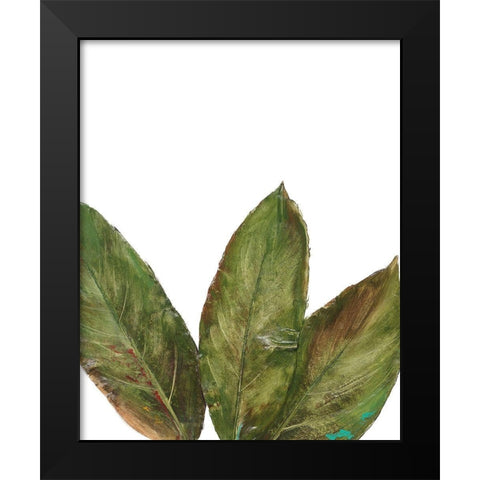 Partial Palm III Black Modern Wood Framed Art Print by Pinto, Patricia