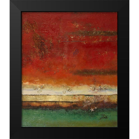 Sea Landscapes I Black Modern Wood Framed Art Print by Pinto, Patricia