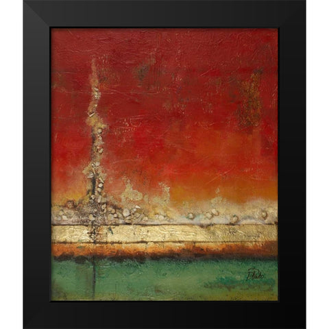 Sea Landscapes II Black Modern Wood Framed Art Print by Pinto, Patricia