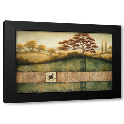 Sun Valley I Black Modern Wood Framed Art Print with Double Matting by Marcon, Michael