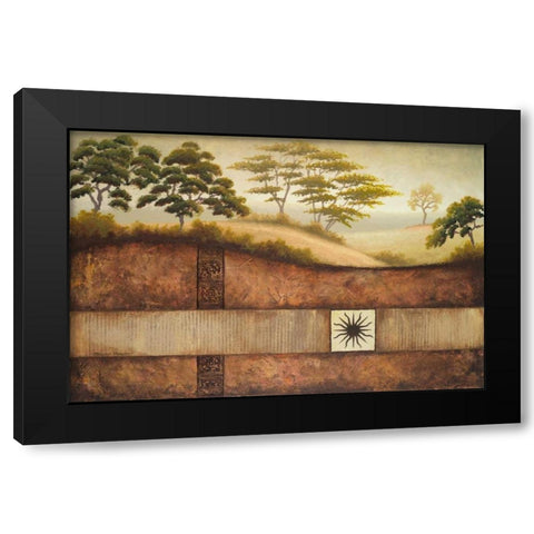 Sun Valley II Black Modern Wood Framed Art Print with Double Matting by Marcon, Michael