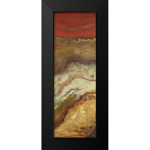 Tierra Panel II Black Modern Wood Framed Art Print by Pinto, Patricia