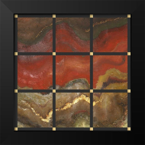 Underground I Black Modern Wood Framed Art Print by Pinto, Patricia