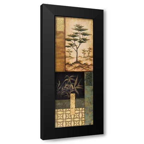 Somewhere in Japan II Black Modern Wood Framed Art Print with Double Matting by Marcon, Michael