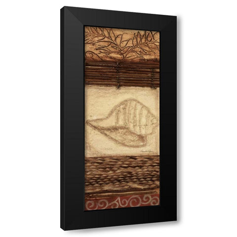 Organic Oasis I Black Modern Wood Framed Art Print with Double Matting by Hakimipour-Ritter
