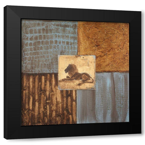 Textures of Africa I Black Modern Wood Framed Art Print by Hakimipour-Ritter