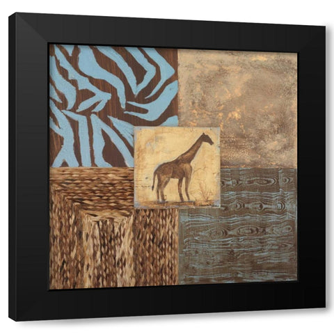 Textures of Africa II Black Modern Wood Framed Art Print by Hakimipour-Ritter