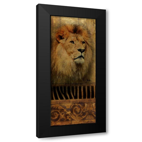 Elegant Safari IV Black Modern Wood Framed Art Print by Pinto, Patricia