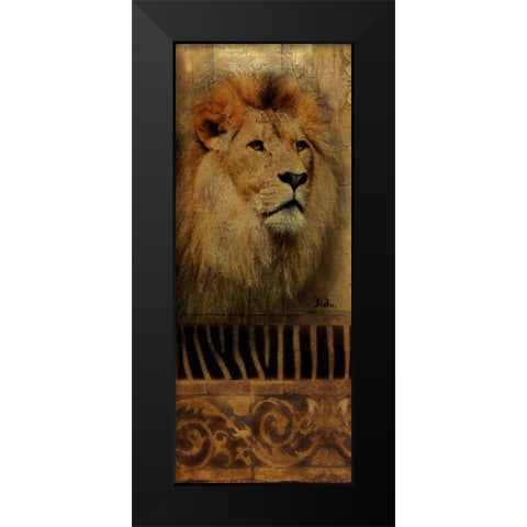 Elegant Safari IV Black Modern Wood Framed Art Print by Pinto, Patricia
