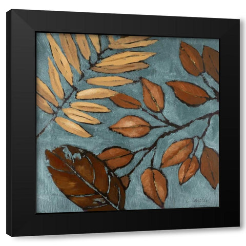 Blue Indian Summer II Black Modern Wood Framed Art Print by Loreth, Lanie