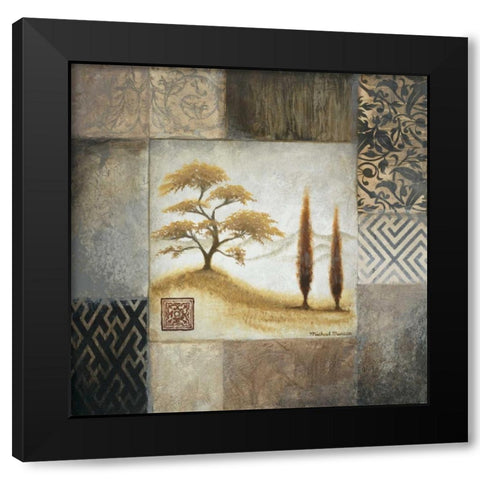 A Place in the Past Black Modern Wood Framed Art Print with Double Matting by Marcon, Michael