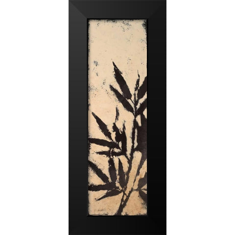 Bamboo Silhouette II Black Modern Wood Framed Art Print by Loreth, Lanie