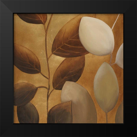 Gold Eco-Chic II Black Modern Wood Framed Art Print by Pinto, Patricia