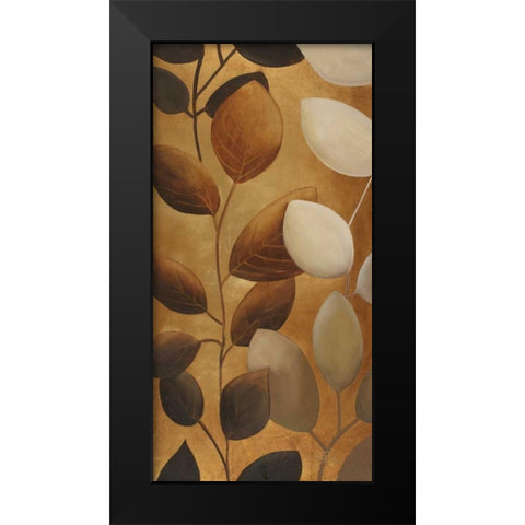 Gold Eco-Chic II Black Modern Wood Framed Art Print by Pinto, Patricia