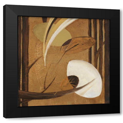 Mini Eco-Chic I Black Modern Wood Framed Art Print with Double Matting by Pinto, Patricia
