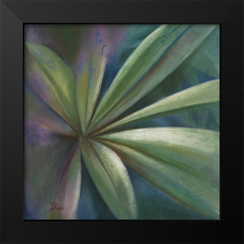 Abanico VI Black Modern Wood Framed Art Print by Pinto, Patricia