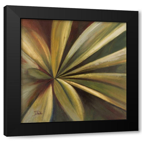 Abanico I Black Modern Wood Framed Art Print by Pinto, Patricia