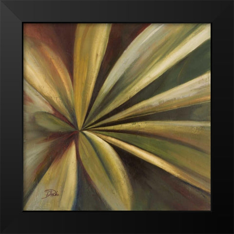 Abanico I Black Modern Wood Framed Art Print by Pinto, Patricia