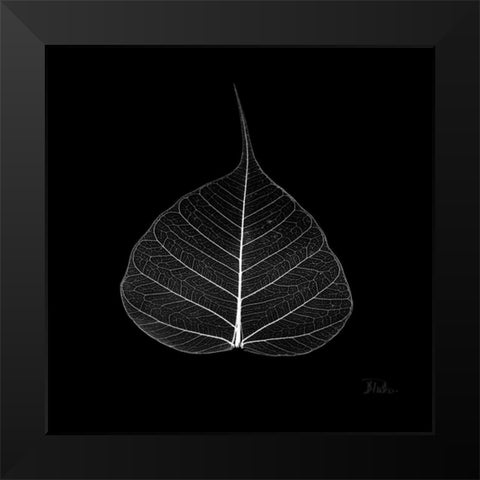 Minimalism in Black I Black Modern Wood Framed Art Print by Pinto, Patricia