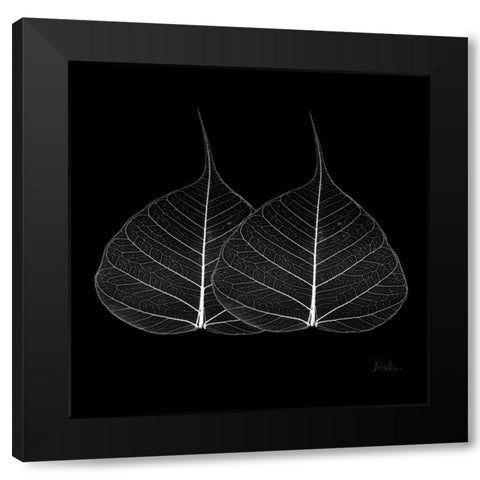 Minimalism in Black II Black Modern Wood Framed Art Print by Pinto, Patricia