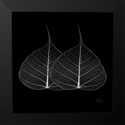 Minimalism in Black II Black Modern Wood Framed Art Print by Pinto, Patricia