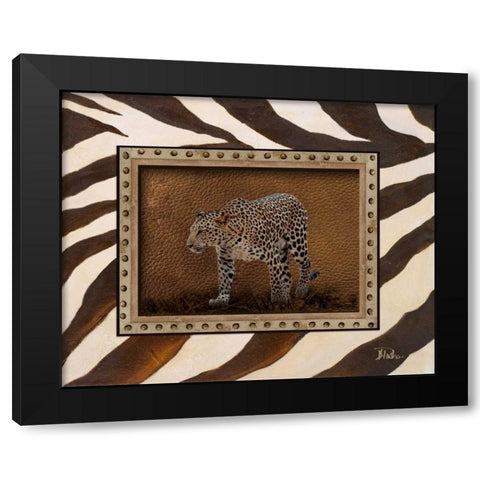 New Zebra Inspiration II Black Modern Wood Framed Art Print by Pinto, Patricia