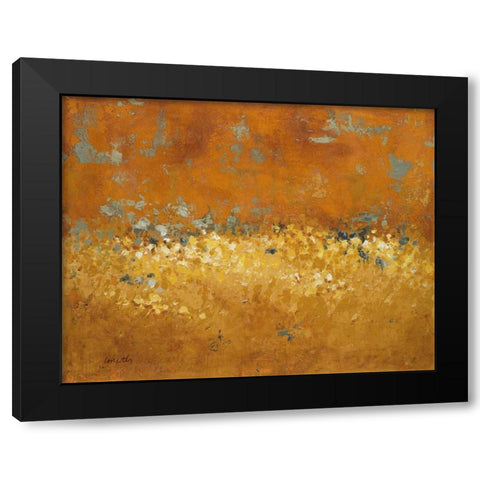 Flower Fields I Black Modern Wood Framed Art Print by Loreth, Lanie