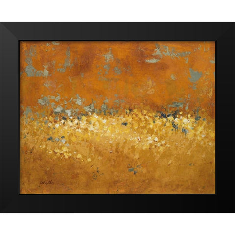 Flower Fields I Black Modern Wood Framed Art Print by Loreth, Lanie