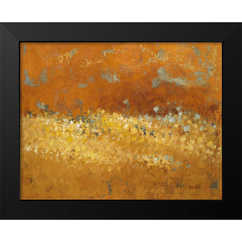 Flower Fields II Black Modern Wood Framed Art Print by Loreth, Lanie