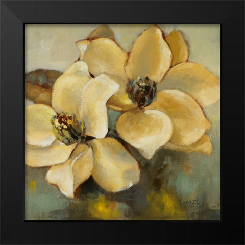 Magnolias After the Rain II Black Modern Wood Framed Art Print by Loreth, Lanie